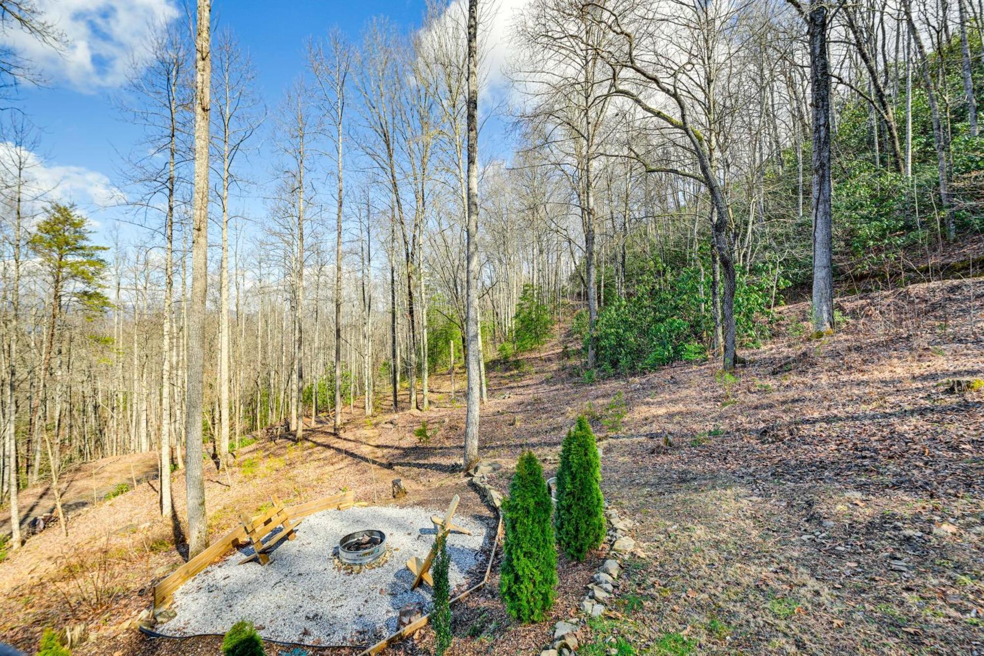 Smoky Mountain Cabin With Camping Area And Fire Pit! Whittier Exterior foto